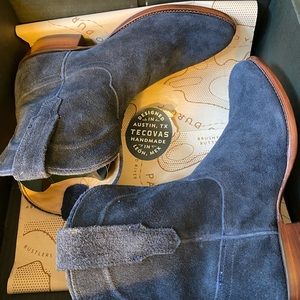 Tecovas Women’s Boot The Lucy Navy Blue Suede 8.5